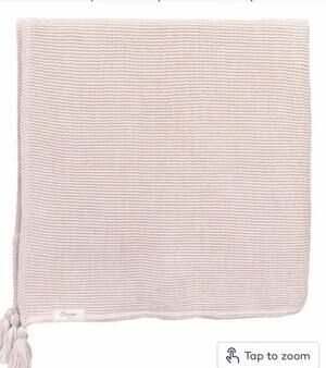 Crane Baby Luxe Baby Blanket Cotton Cashmere , Dusty Rose NEW
